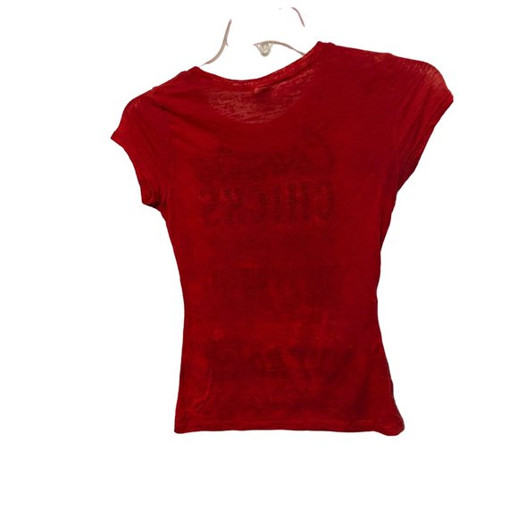 Country Girls TShirt Red Sz M Ladies Hunt Fish Dirt Roads Thin - Picture 2 of 6